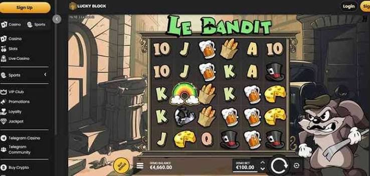 Le Bandit En Uforglemmelig Spiloplevelse -2016815228